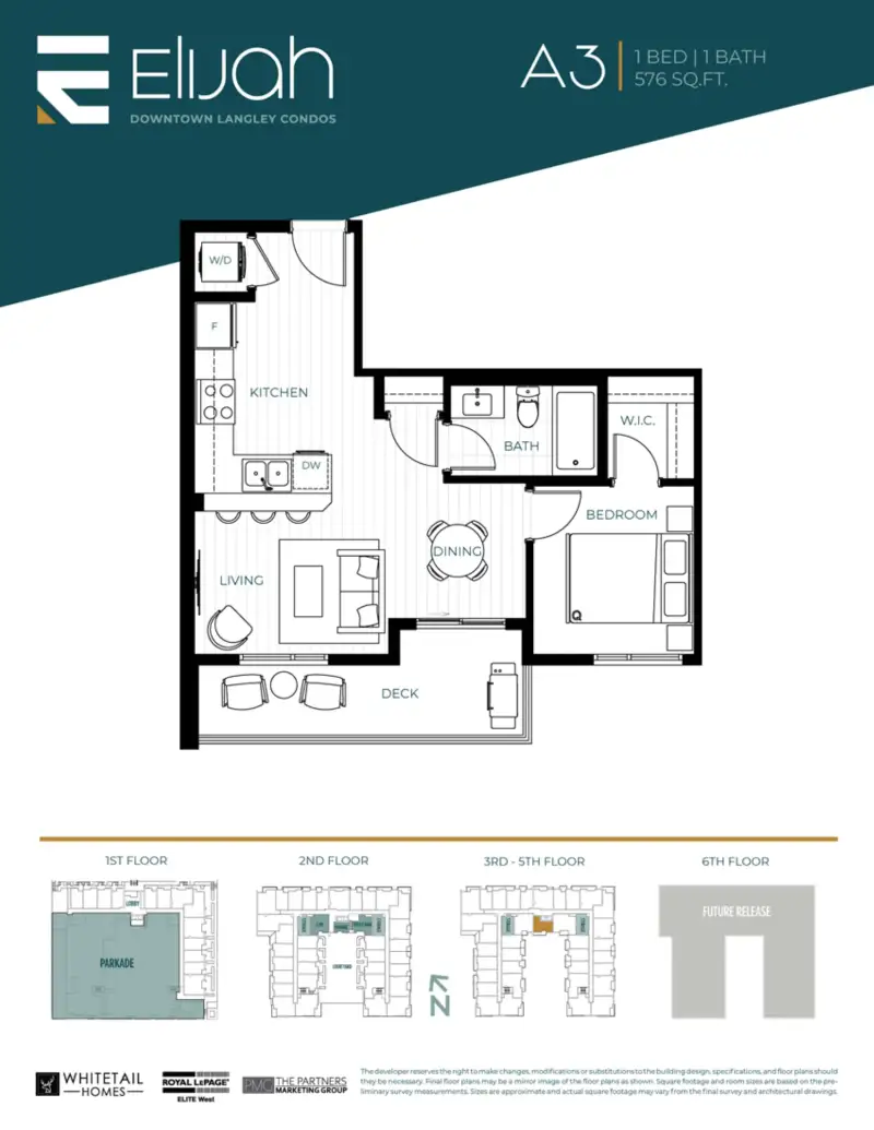 Elijah Elijah Langley City Highrise 5 floor plan