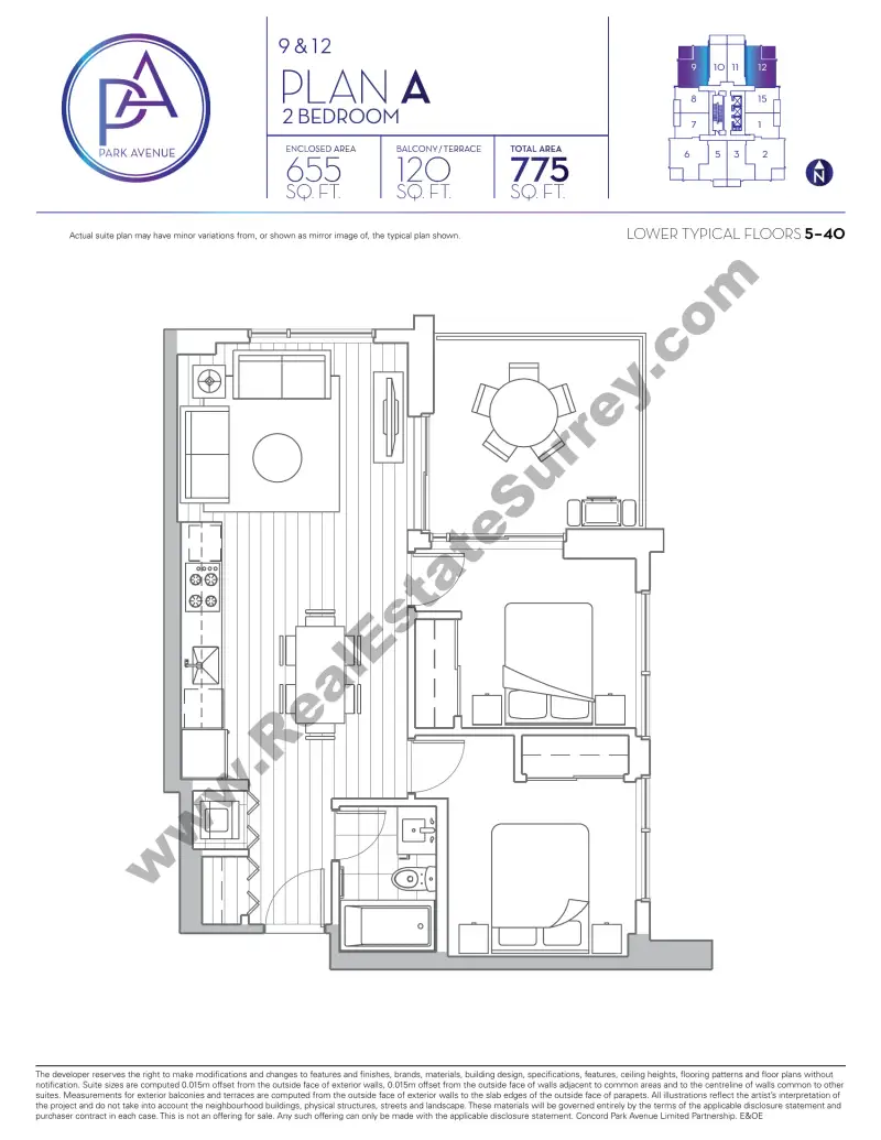 Park Avenue Park Avenue floor plan