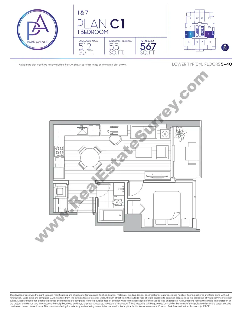 Park Avenue Park Avenue floor plan