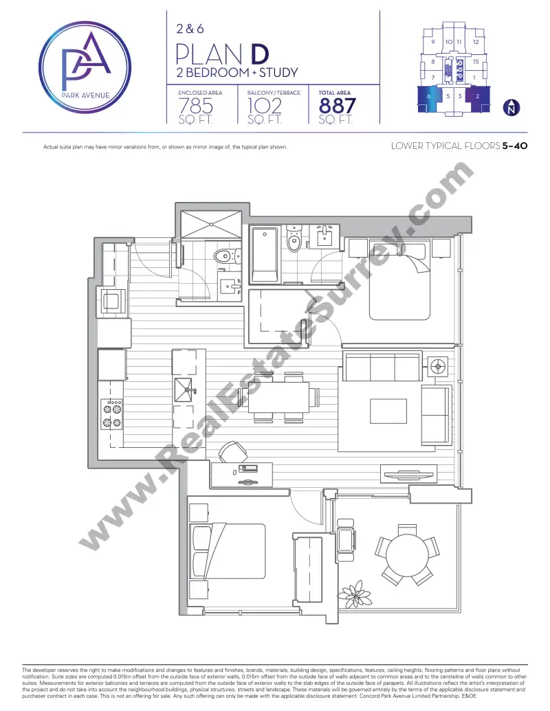 Park Avenue Park Avenue floor plan