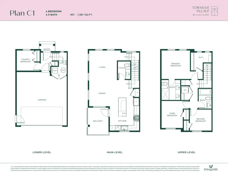 Townside Village Townside Village Willoughby Heights 1 floor plan