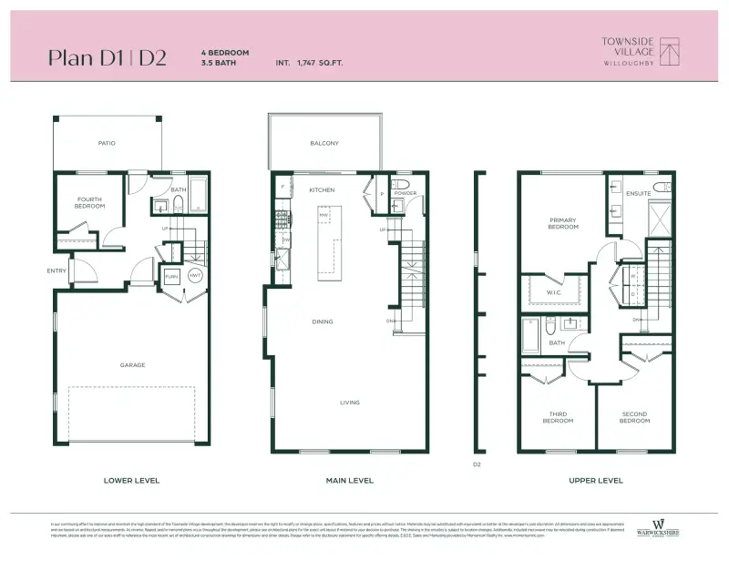 Townside Village Townside Village Willoughby Heights 13 floor plan
