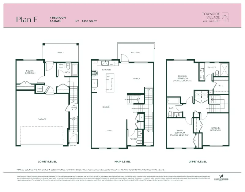 Townside Village Townside Village Willoughby Heights 15 floor plan