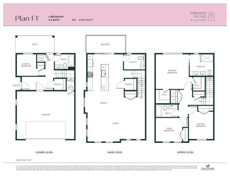 Townside Village Townside Village Willoughby Heights 17 floor plan