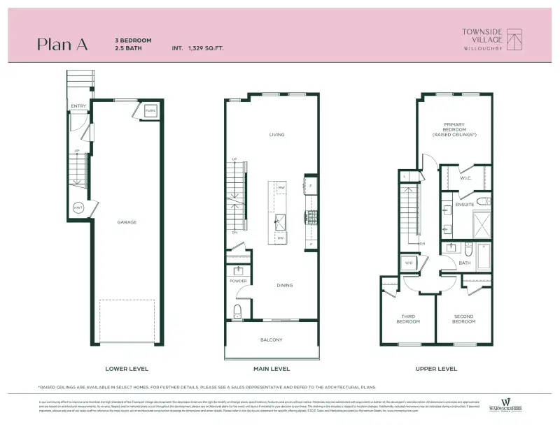 Townside Village Townside Village Willoughby Heights 3 floor plan