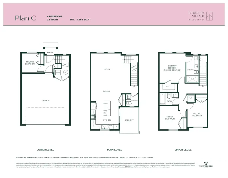 Townside Village Townside Village Willoughby Heights 9 floor plan