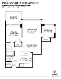 1902 555 DELESTRE AVENUE - thumbnail 2