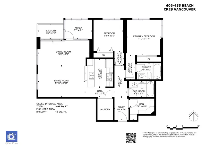 606 455 BEACH CRESCENT - photo 2 of 40