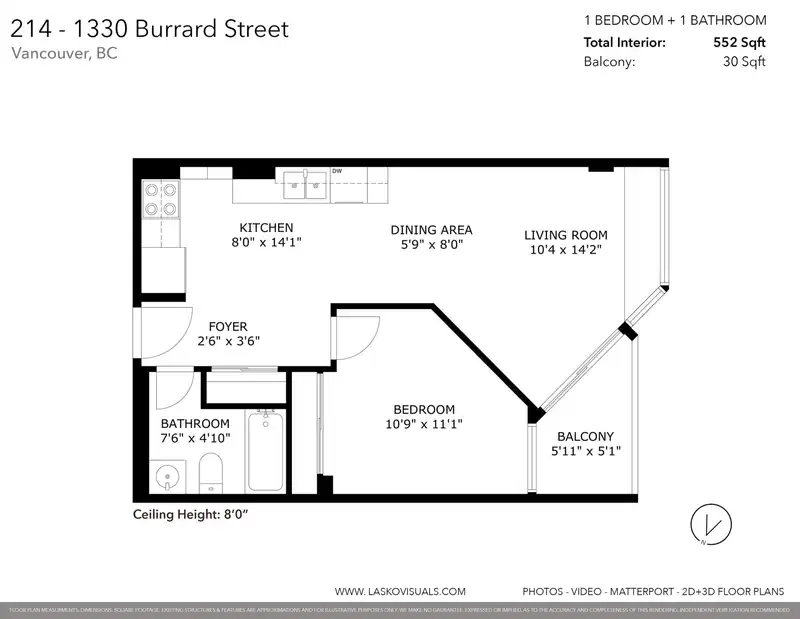 214 1330 BURRARD STREET - photo 2 of 21